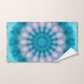 Sky blue kaleidoscoop bad handdoek (Handdoek)