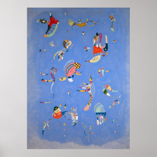 Sky blue, Kandinsky 1940 Poster