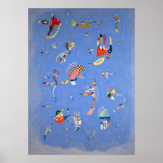 Sky blue, Kandinsky 1940 Poster (Voorkant)