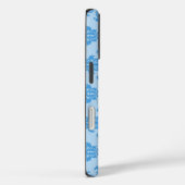 Sky Blue Moroccan Damask Case-Mate iPhone Case (Achterkant / Rechts)
