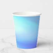 Sky Blue Paper Cup Papieren Bekers (Achterkant)