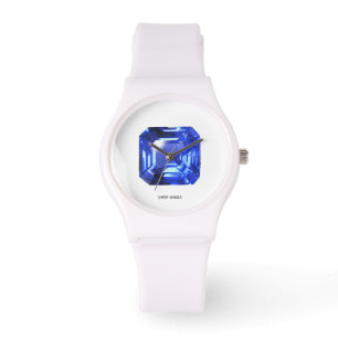 Sky Blue Pattern Horloge