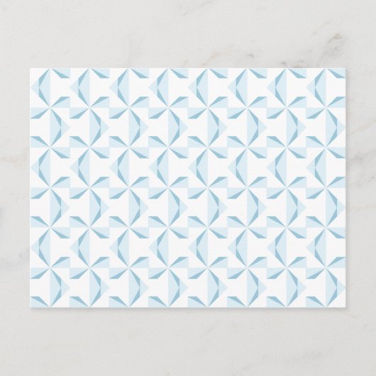 Sky Blue Pinwheels Briefkaart (Voorkant)
