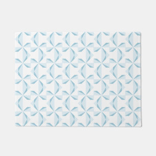 Sky Blue Pinwheels Deurmat