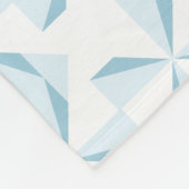 Sky Blue Pinwheels Fleece Deken (Hoek)