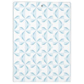 Sky Blue Pinwheels Klembord (Achterkant)