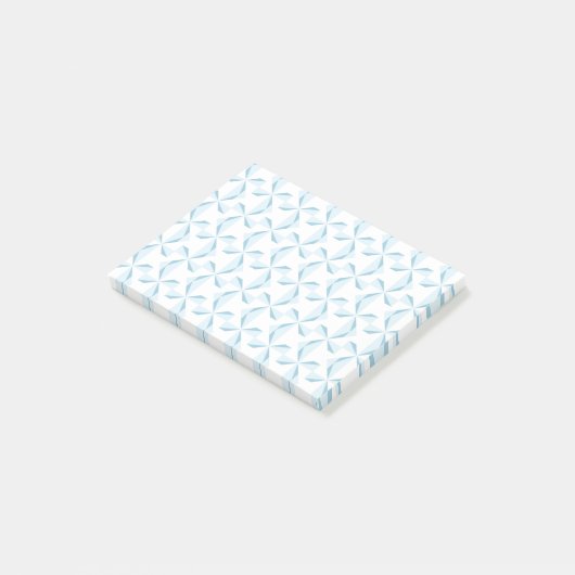 Sky Blue Pinwheels Post-it® Notes (Schuin)