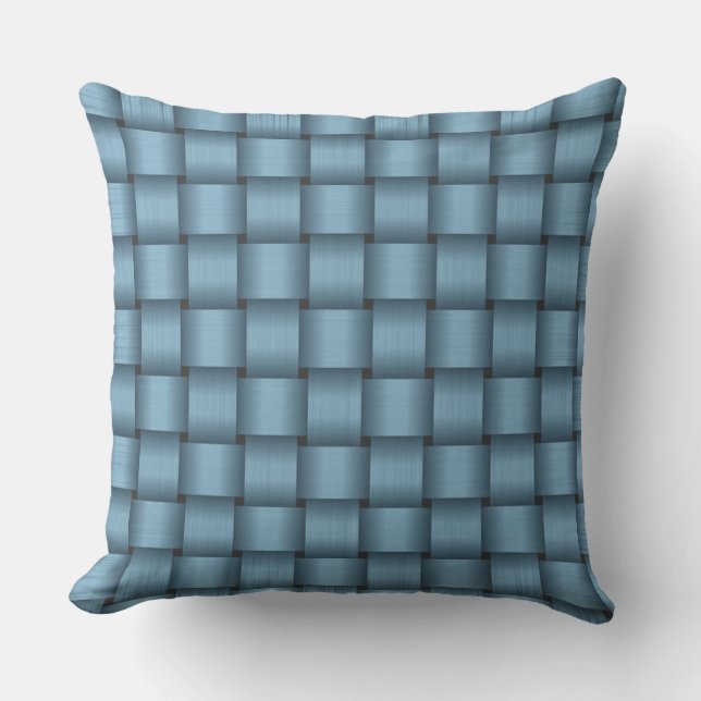 Sky Blue Ribbon Sierkussen (Voorkant)
