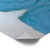 Sky Blue Roos 20 Table Wedding Seating Chart Poster (Hoek)