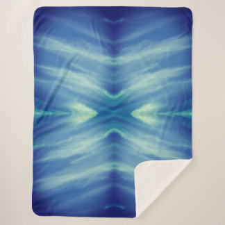 Sky Blue Sherpa Blanket Sherpa Deken