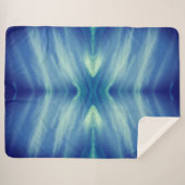 Sky Blue Sherpa Blanket Sherpa Deken (Voorkant (horizontaal))