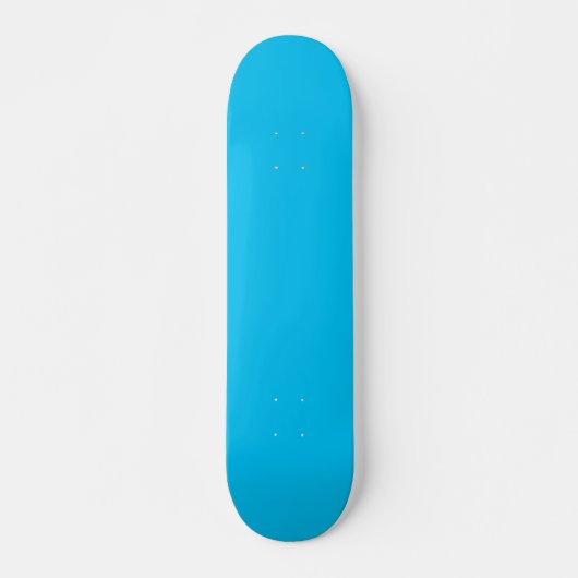 Sky Blue Skateboard Sjabloon 7 3/4 inch leeg (Voorkant)