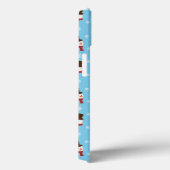 Sky Blue Snowman Phone Case (Achterkant / Rechts)