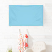 Sky Blue Solid Color Spandoek (Insitu)