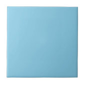 Sky Blue Solid Color Tegeltje (Voorkant)