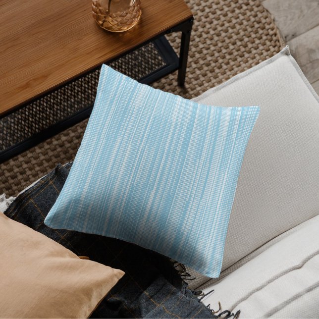 Sky Blue textured Ocean Inspired Kussen (Creator heeft geüpload)