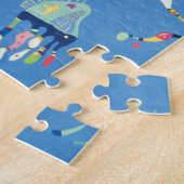 Sky Blue van Wassily Kandinsky Legpuzzel (Zijkant)