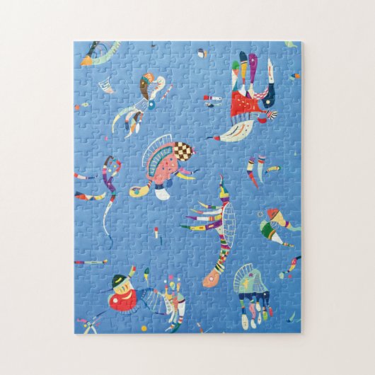 Sky Blue van Wassily Kandinsky Legpuzzel (Verticaal)