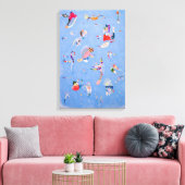 Sky Blue | Wassily Kandinsky Canvas Afdruk (Insitu (Woonkamer))