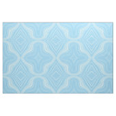 Sky Blue Wavy Rhombus Pattern Stof (Fat Quarter)