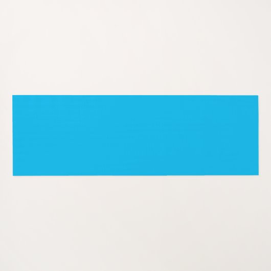Sky Blue-White Yoga Pose met aangepaste naam Yogamat (Achterkant (horizontaal))