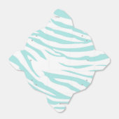 Sky Blue White Zebra Dier Bedankdoosjes (Uitgevouwen)