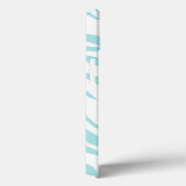 Sky Blue Zebra Print Case-Mate iPhone Case (Achterkant / Rechts)