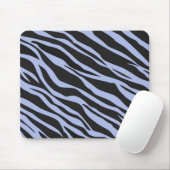 Sky Blue Zebra Striped Muismat (Met muis)
