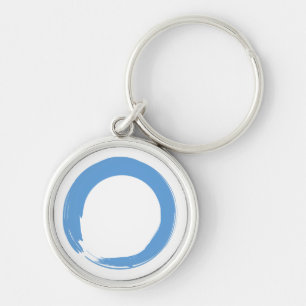 Sky Blue Zen Symbol Sleutelhanger