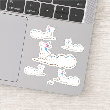 Sky Bunny - Simple Stylized Drawing