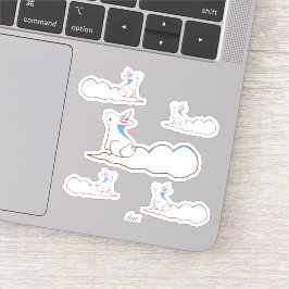 Sky Bunny - Simple Stylized Drawing Sticker