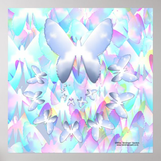 Sky Butterfly Poster (Voorkant)
