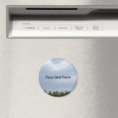 Sky & Clouds Magnet (rond) Magneet (Insitu (Vaatwasser))