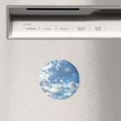 Sky Clouds Sparkles Magneet (Insitu (Vaatwasser))