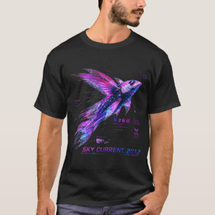 Sky Current 2012 Cyber Vliegende Vis – Neon Biom T-shirt