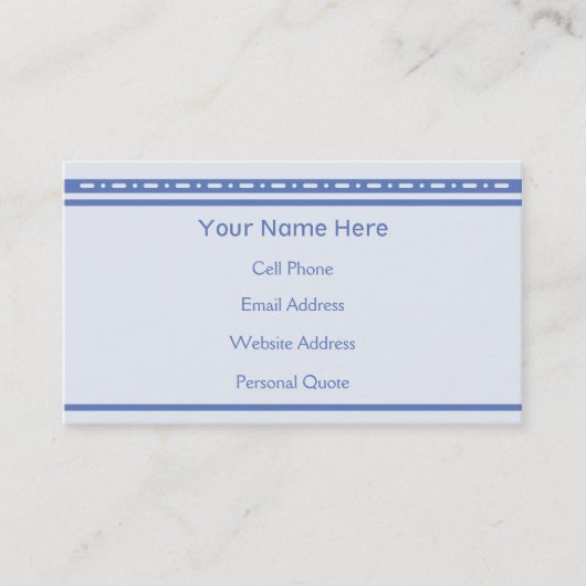 Sky Deco Modern Design Profile Visitekaartje (Voorkant)