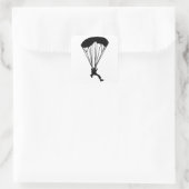 SKY DIVE NACHT VIERKANTE STICKER (Tas)