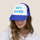 Sky Diver Trucker Hat Pet (In situ)
