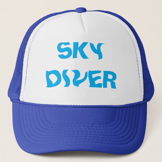 Sky Diver Trucker Hat Pet (Voorkant)