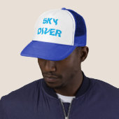 Sky Diver Trucker Hat Pet (In situ)