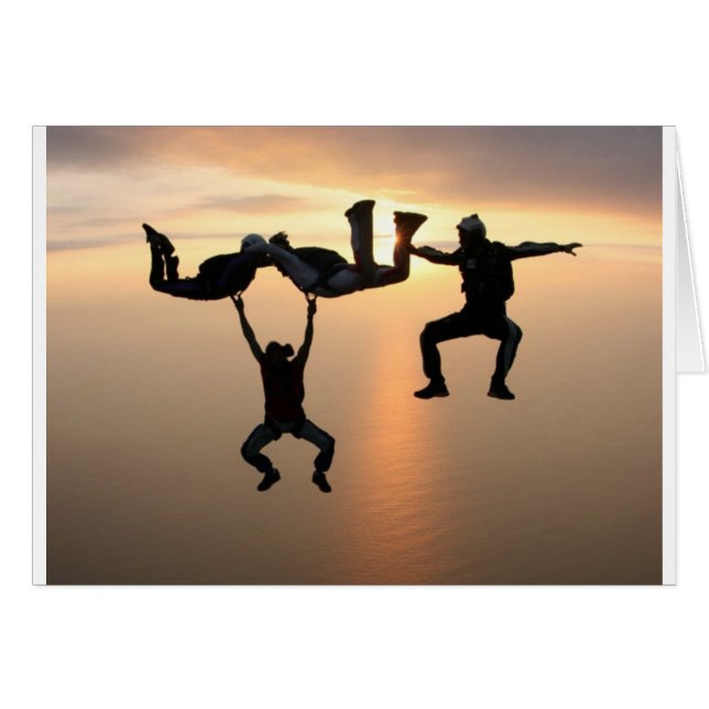 Sky Diving (Voorkant Horizontaal)