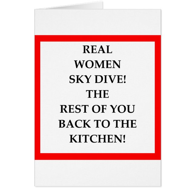 sky diving (Voorkant)