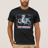 Sky Dragon Pixel art T-shirt (Voorkant)
