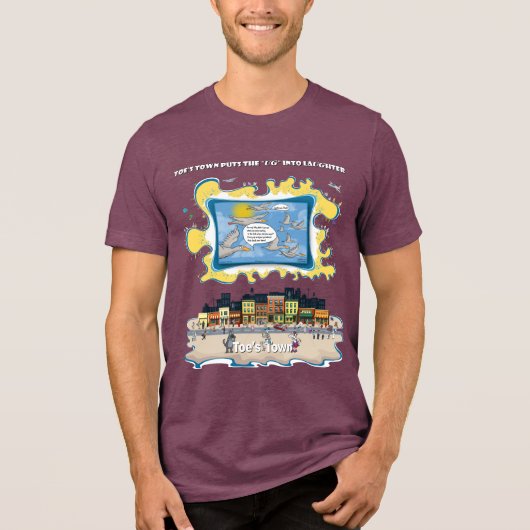 Sky Dumping | Father’s Day Tri-Blend Shirt (Voorkant)