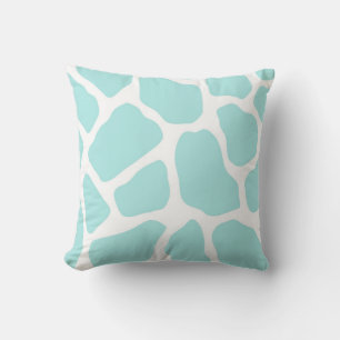 Sky en witte Giraffe Print Kussen