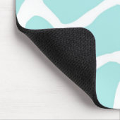 Sky en witte Giraffe Print Muismat (Hoek)