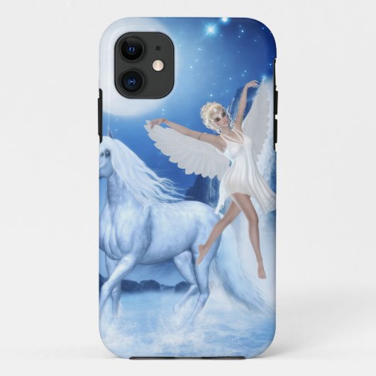 Sky Faerie Asparas en Unicorn Case-Mate iPhone Case (Achterkant)