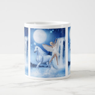Sky Faerie Asparas en Unicorn Jumbo Mok