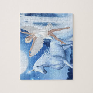 Sky Faerie Asparas en Unicorn Legpuzzel