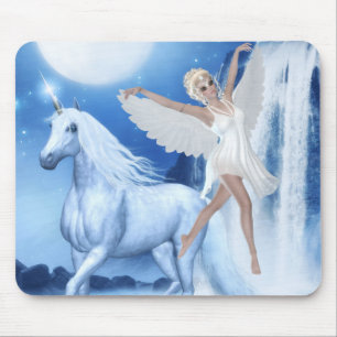 Sky Faerie Asparas en Unicorn Muismat